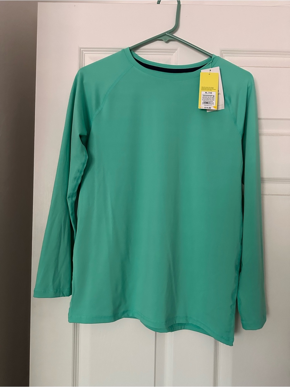all in motion Kids Long-Sleeve Athletic Top in Teal Green